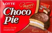 Mängden socker i Choco Pie
