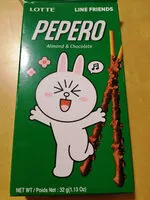 Mängden socker i Pepero Almond & Chocolate