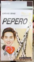 Mängden socker i Pepero White Cookie, Chocolate & Biscuit