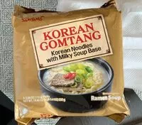 Mängden socker i Korean noodles eith milky soup base