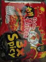 Mängden socker i 3x spicy noddles