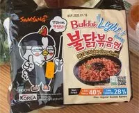 Mängden socker i Samyang hot chiken flavor ramen LIGHT