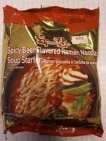 Mängden socker i 120G X 3 Pulmuone Korean Spicy Beef Soup Chopped Noodle Ramen No Fried Noodle