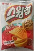 Mängden socker i Orion hot swing chips