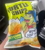 Mängden socker i Orion Turtle chip sweet corn 160g