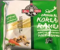 Mängden socker i Nouilles Coréenne Goût Légumes