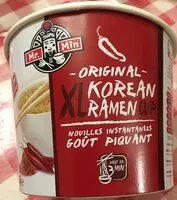 Mängden socker i XL Korean Ramen