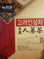 Mängden socker i Nokchawon Korean Ginseng Tea