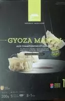 Mängden socker i Gyoza Mandu aux Champignons et Légumes