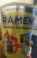 Mängden socker i Ramen nouilles coréennes Goût poulet feu