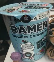Mängden socker i Ramen nouilles coréennes goût BBQ coréen