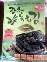 Socker och näringsämnen i Kwang chon seaweed