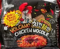 Mängden socker i Volcano chicken noodle