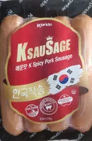 Mängden socker i K Sausage Spicy pork sausage