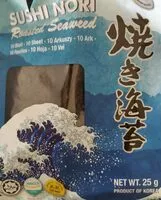 Mängden socker i Sushi Noriblätter