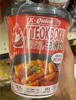 Mängden socker i Tteobokki Hot Cup