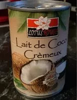 Mängden socker i Lait de coco crémeux