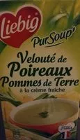 Mängden socker i Velouté de poireaux pommes de terre à la crème fraiche