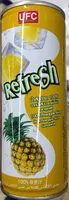 Mängden socker i Refresh Pineapple