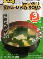 Mängden socker i Tofu miso soup