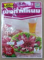 Mängden socker i Lobo mélange De Poudre Nam Pour La Viande