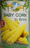 Mängden socker i Baby corn in brine