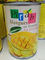 Mängden socker i mangue au sirop léger
