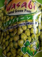 Mängden socker i Wasabi coated green peas