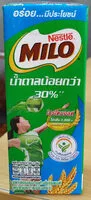 Mängden socker i ไมโล สูตร น้ำตาลน้อยกว่า 30%