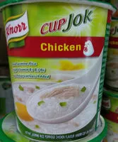 Mängden socker i คนอร์คัพโจ๊กรสไก่