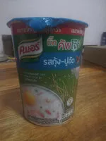 Mängden socker i คนอร์ บิ๊กคัพโจ๊ก รสกุ้ง-ปูอัด