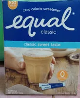 Mängden socker i อิควล คลาสสิค