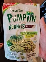 Mängden socker i เมล็ดฟักทองอบไม่ใส่เกลือ