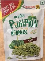 Mängden socker i Roasted pumpkin kernels