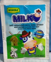 Mängden socker i นมอัดเม็ด มิลค์โก้