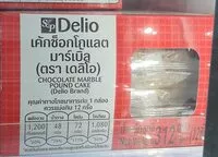 Mängden socker i เค้กช็อกโกแลต มาร์เบิ้ล - 312 g