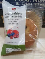 Mängden socker i คัพเค้ก ผลไม้รวม