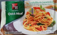 Mängden socker i สปาเก็ตตี้ขี้เมาไก่