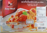 Mängden socker i สปาเก็ตตี้พอร์คบอล