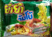 Mängden socker i Yum Yum Jumbo Instant Noodles Pad Kee Mao 67G.