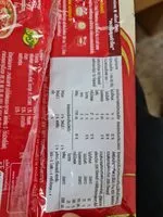 Mängden socker i Instant Noodles Tom Yum Kung Flavour