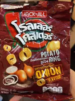 Mängden socker i มันฝรั่งทอดรูปวง รสหัวหอมทรงเครื่อง - 57g