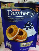 Mängden socker i คุกกี้ดิวเบอร์รี่ รสบลูเบอร์รี่
