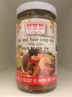 Mängden socker i Hot and Sour soup mix