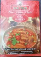 Mängden socker i Mae Ploy, Red Curry Paste