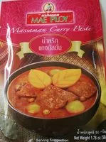 Mängden socker i Mae ploy, masman curry paste