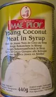Mängden socker i Young Coconut Meat in Syrup