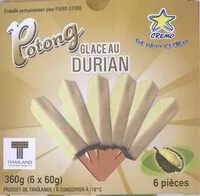 Mängden socker i Glace au Durian