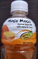 Mängden socker i MOGU MOGU Orangen Juice