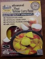 Mängden socker i Thai yellow curry paste